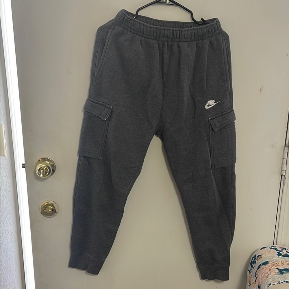 Nike Kids Gray Cargo Joggers